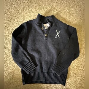 Navy ski sweater classic prep